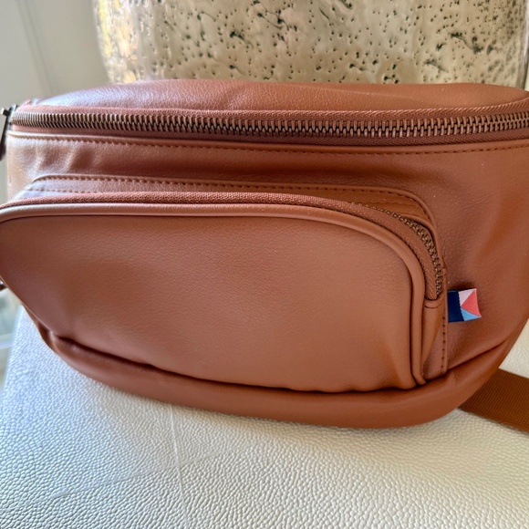 Kibou Handbags - Kibou Travel Diaper Bag- Brown Fanny Pack